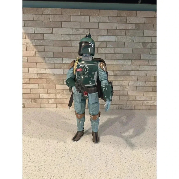 Disney Star Wars Boba Fett Talking Action Figure bj - Picture 1 of 4